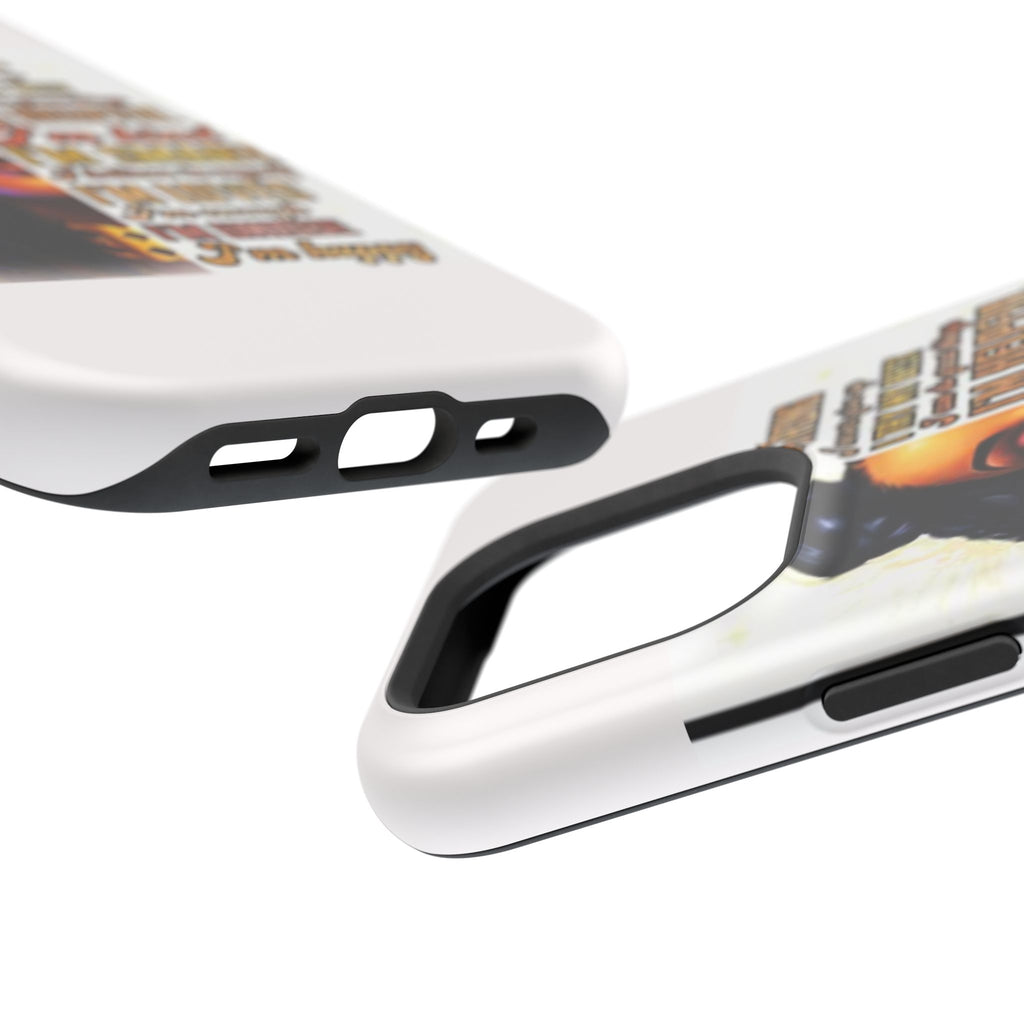 Inspirational Black Woman Phone Case — "I'm Strong... I'm Happy" Magnetic Impact-Resistant Case