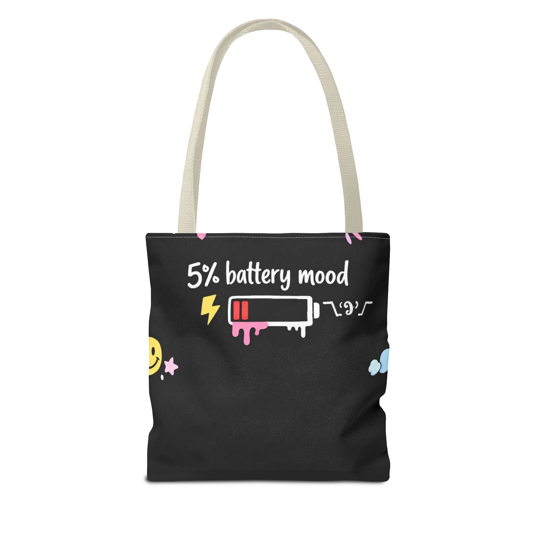 Tote — "idk and idc" Cute Mood Graphic Tote Bag