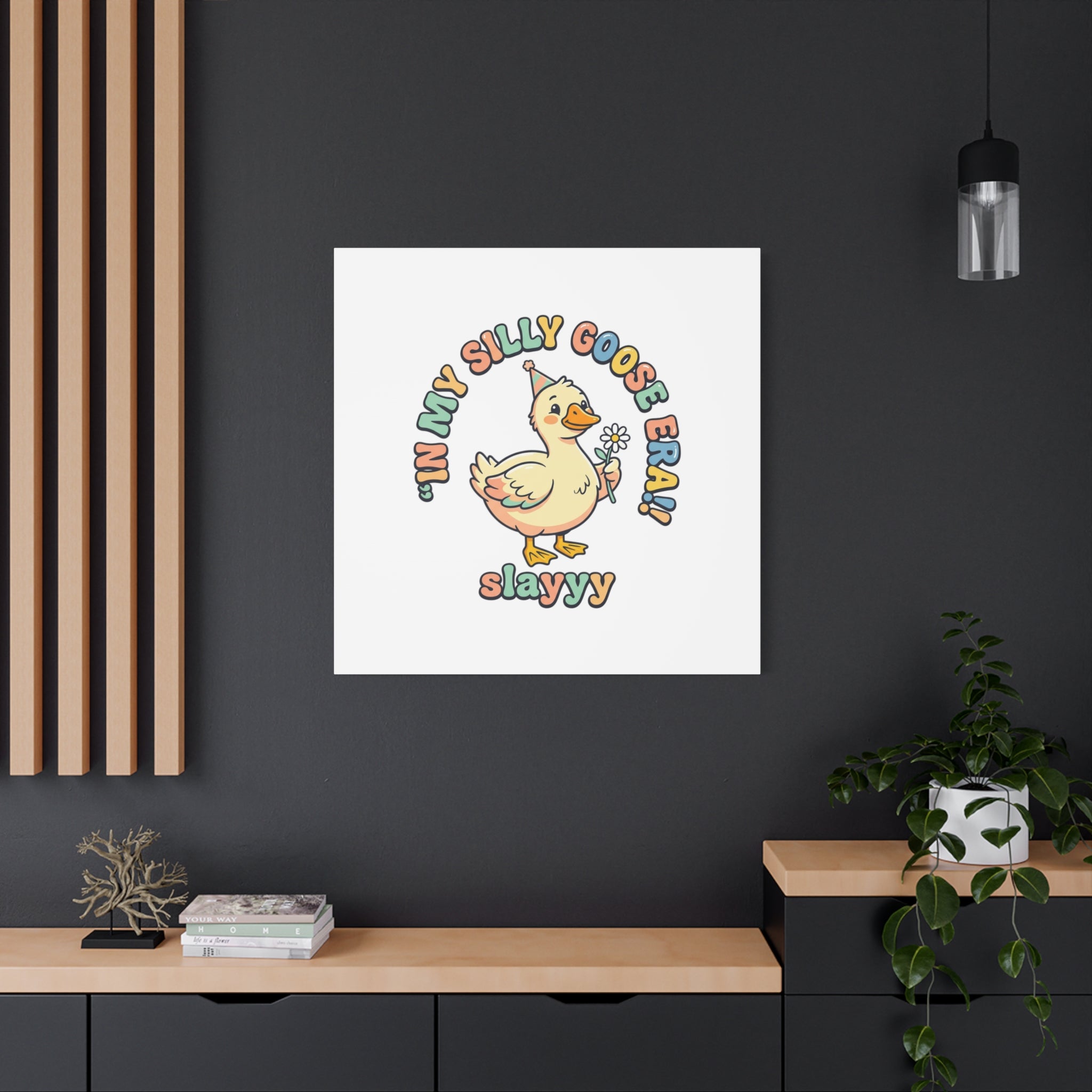 silly goose nursery print Canvas | silly goose, wholesome meme