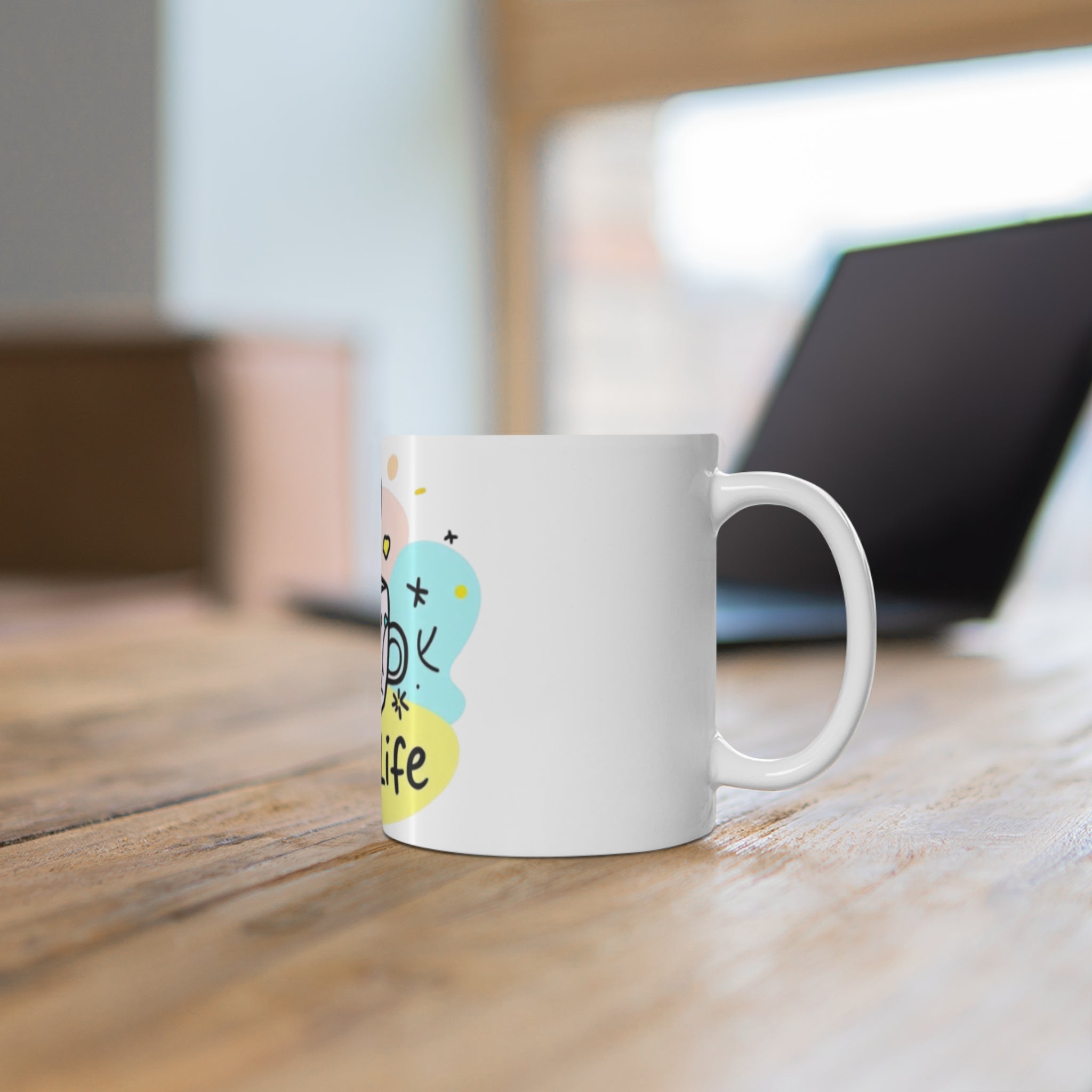 Mom Life Coffee Mug — Cute 11oz Tea Cup Design