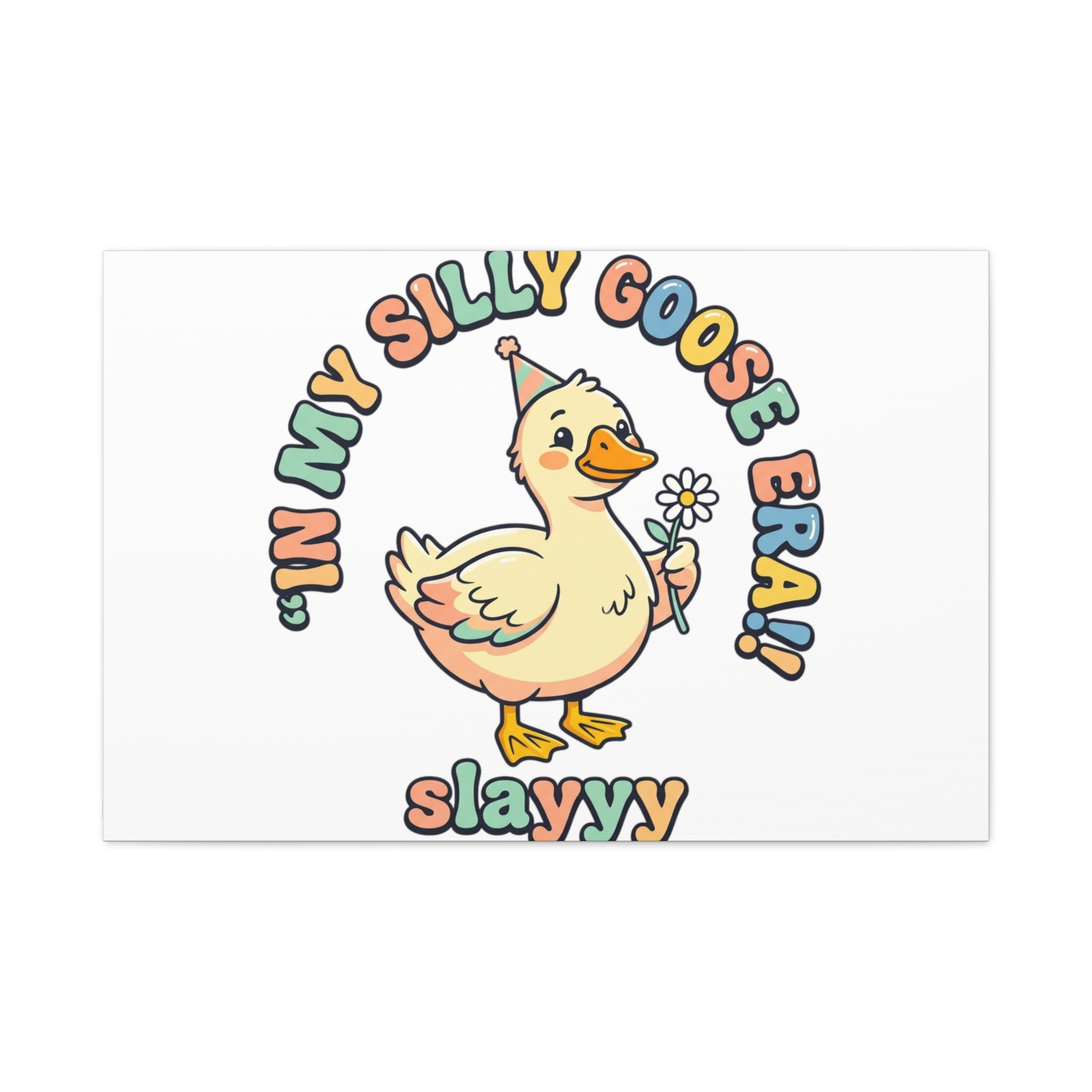 silly goose nursery print Canvas | silly goose, wholesome meme