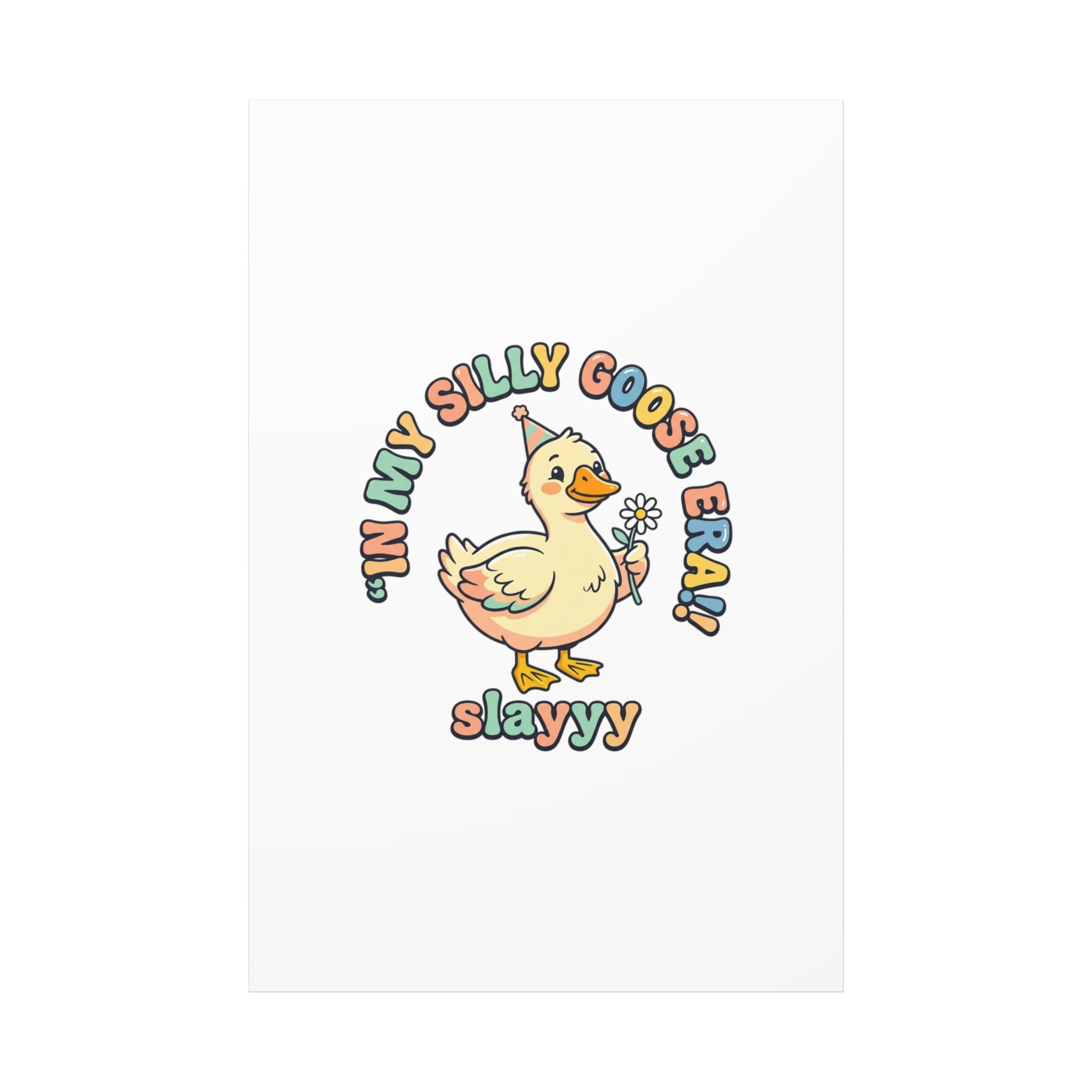 silly goose nursery print Canvas | silly goose, wholesome meme