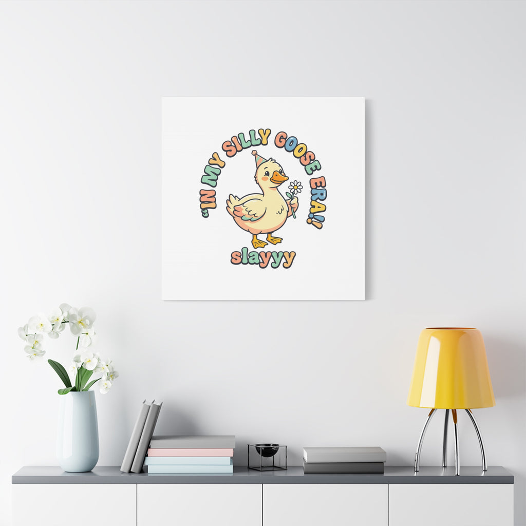 silly goose nursery print Canvas | silly goose, wholesome meme