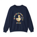 silly goose, vintage duckling crewneck Sweatshirt | wholesome meme, cute animal pun