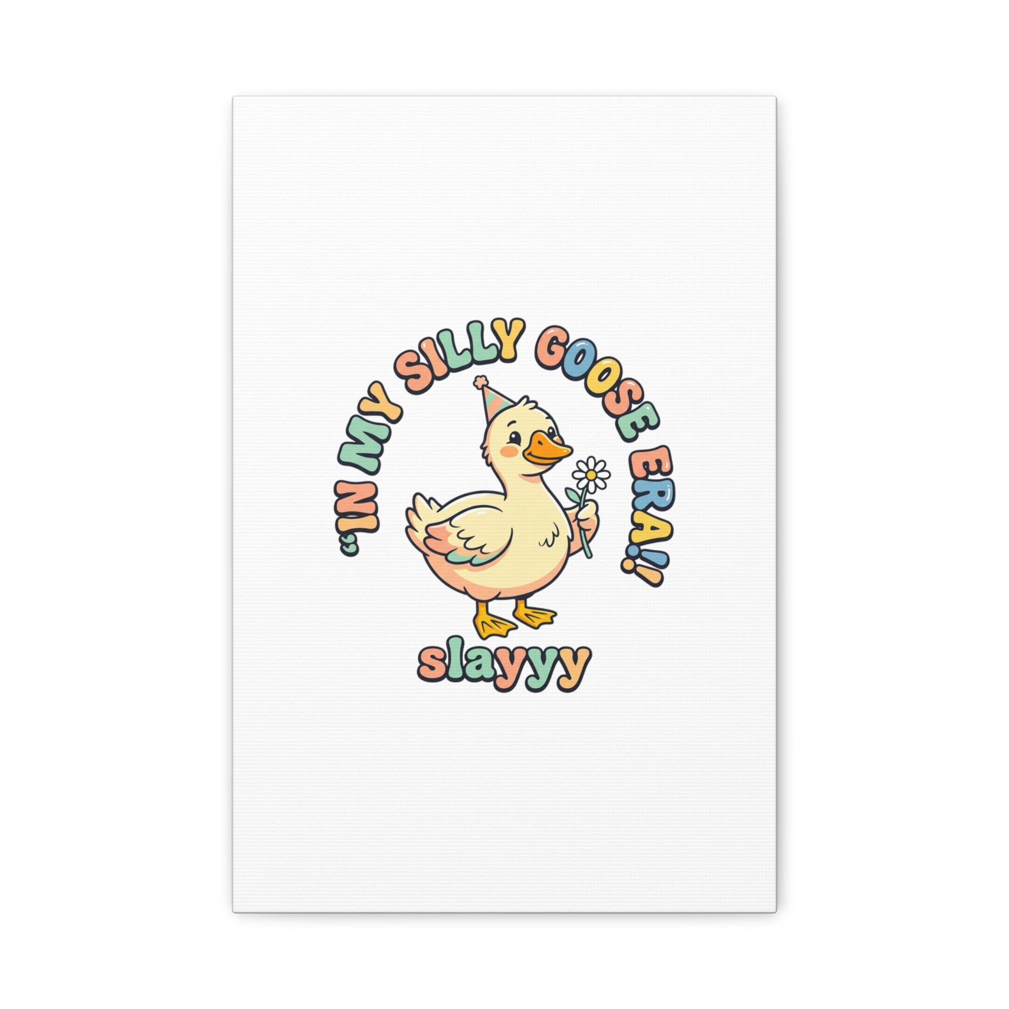 silly goose nursery print Canvas | silly goose, wholesome meme