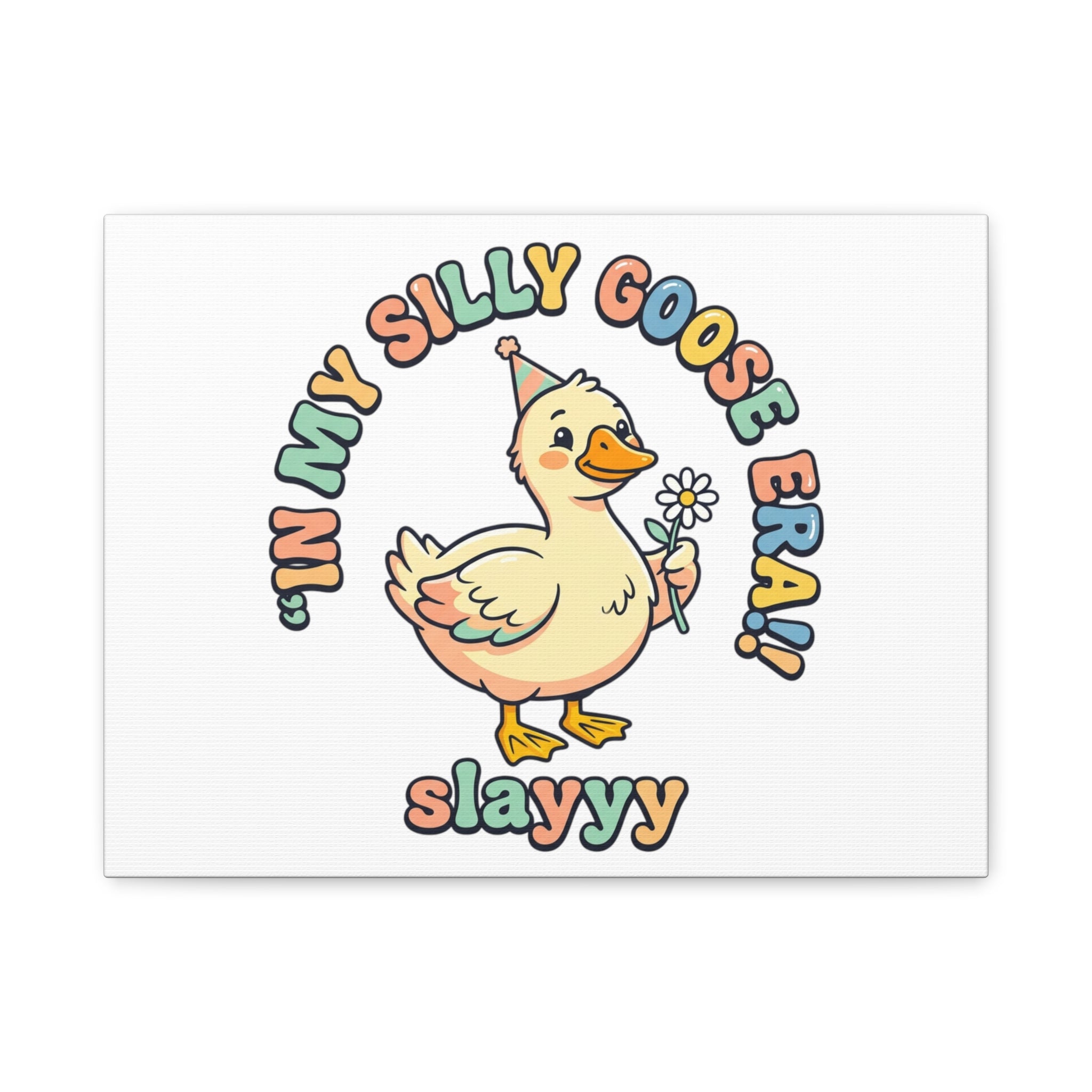 silly goose nursery print Canvas | silly goose, wholesome meme