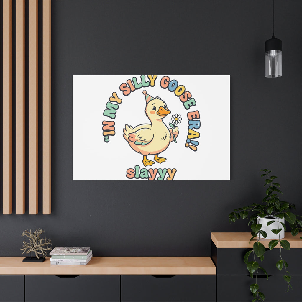 silly goose nursery print Canvas | silly goose, wholesome meme