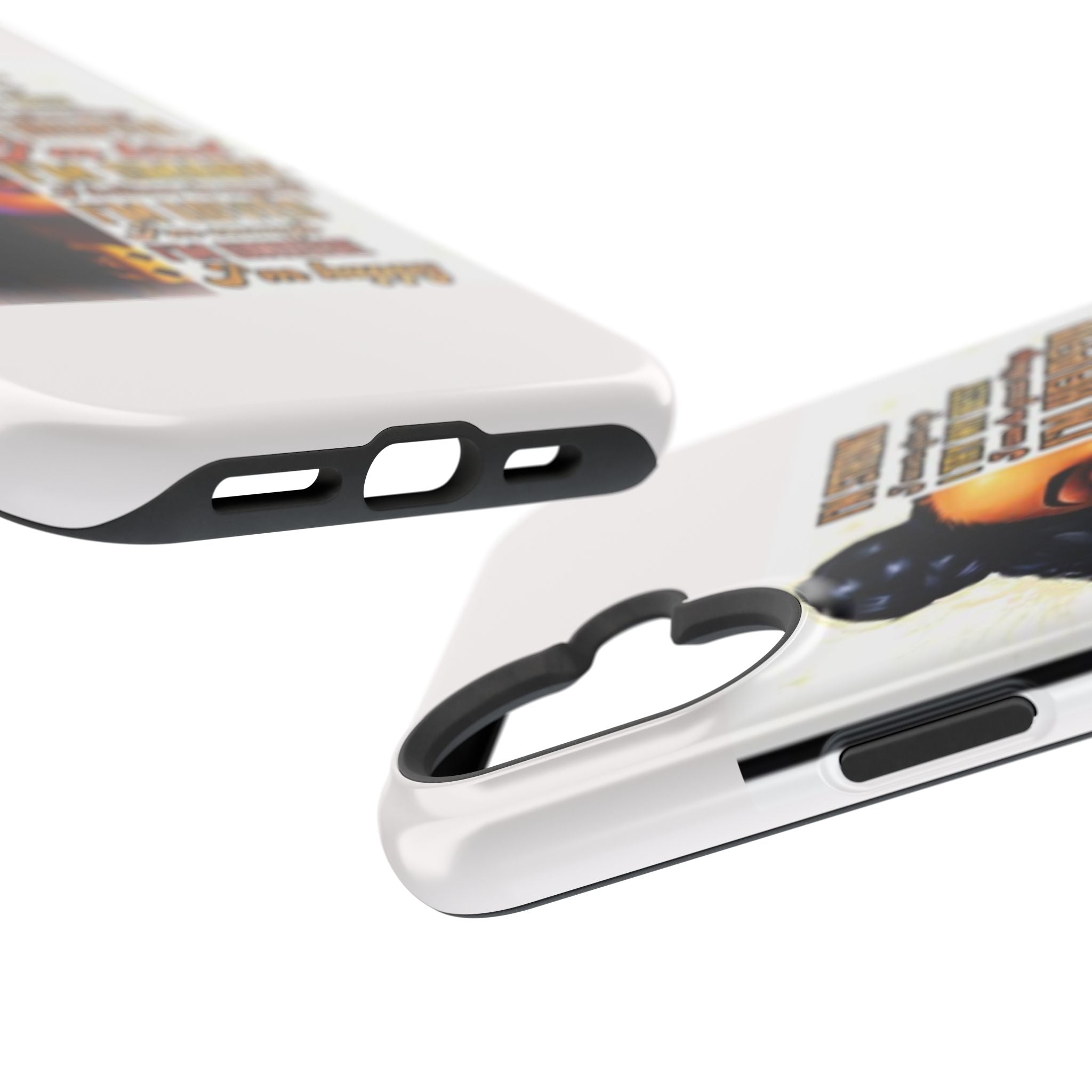 Inspirational Black Woman Phone Case — "I'm Strong... I'm Happy" Magnetic Impact-Resistant Case